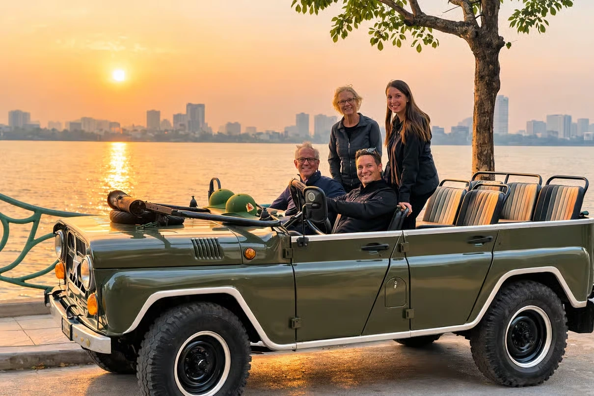 Day Tour | Hanoi Sunrise & Local Life Jeep Tour